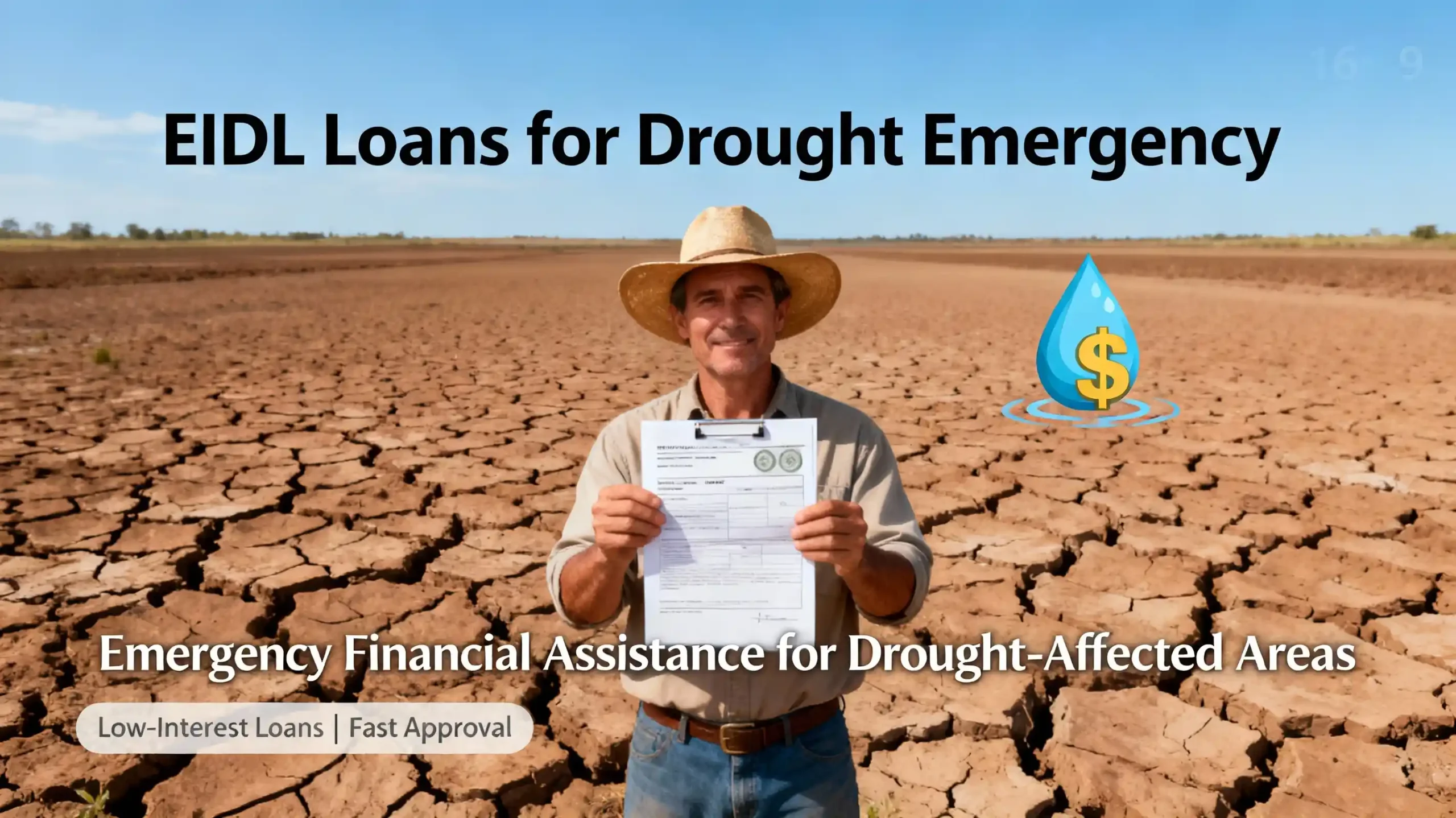 An infographic showing the "SBA Compliance Timeline" for EIDL: 180 days for the Resolution (P-022), 12 months for Hazard Insurance, and ongoing record-keeping requirements.