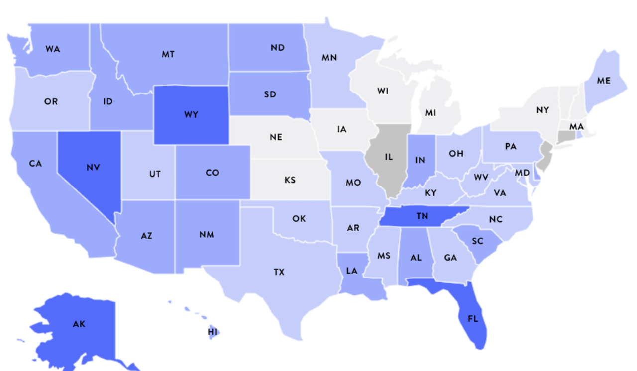 Tax friendly states