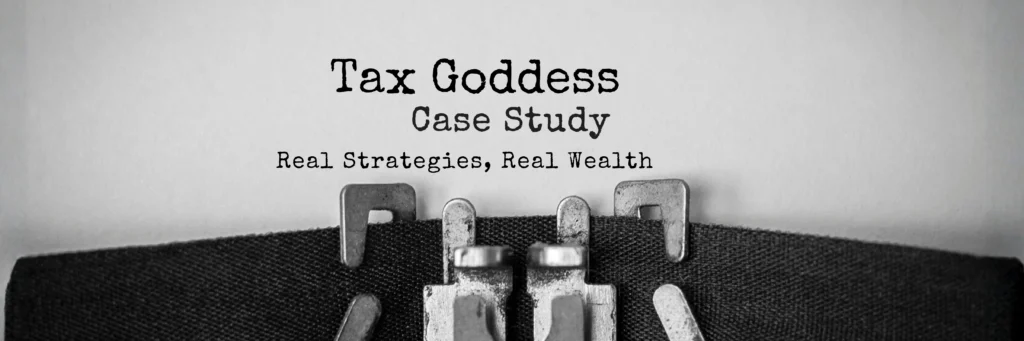 Tax Goddess Case Studdy Page Banner Typewriter